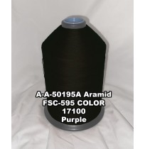 A-A-50195A Aramid Thread, Tex 554, Size 4200, Color Black 17100 