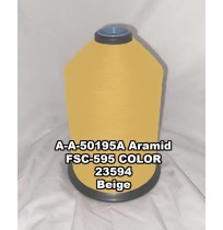 A-A-50195A Aramid Thread, Tex 554, Size 4200, Color Beige 23594 