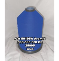 A-A-50195A Aramid Thread, Tex 346, Size 3000, Color Blue 25095 