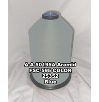 A-A-50195A Aramid Thread, Tex 346, Size 3000, Color Blue 25352 