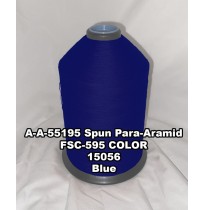 A-A-55195 Spun Para-Aramid Thread, Tex 30/4, Size 70, Color Blue 15056