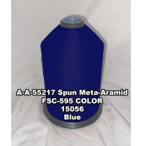 A-A-55217A Spun Meta-Aramid Thread, Tex 20/4, Size 90, Color Blue 15056