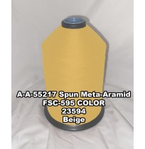 A-A-55217A Spun Meta-Aramid Thread, Tex 24/4, Size 70, Color Beige 23594 